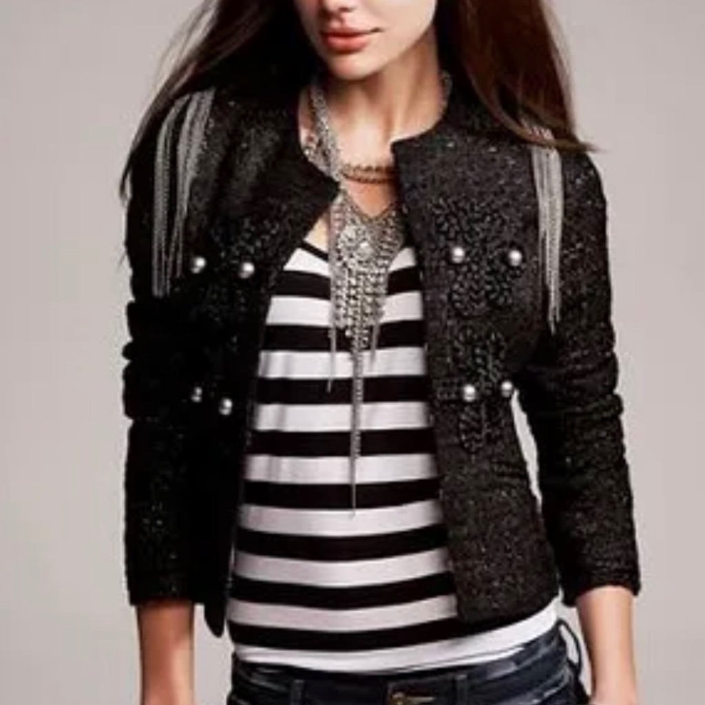 Express Military Jacket With Shoulder Epaulettes